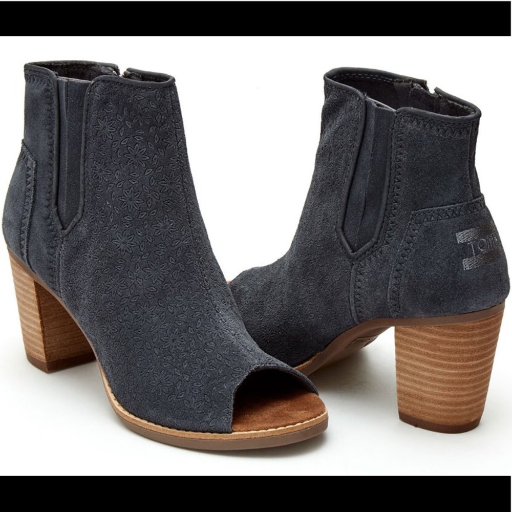 TOMS Majorca Peep Toe Booties
